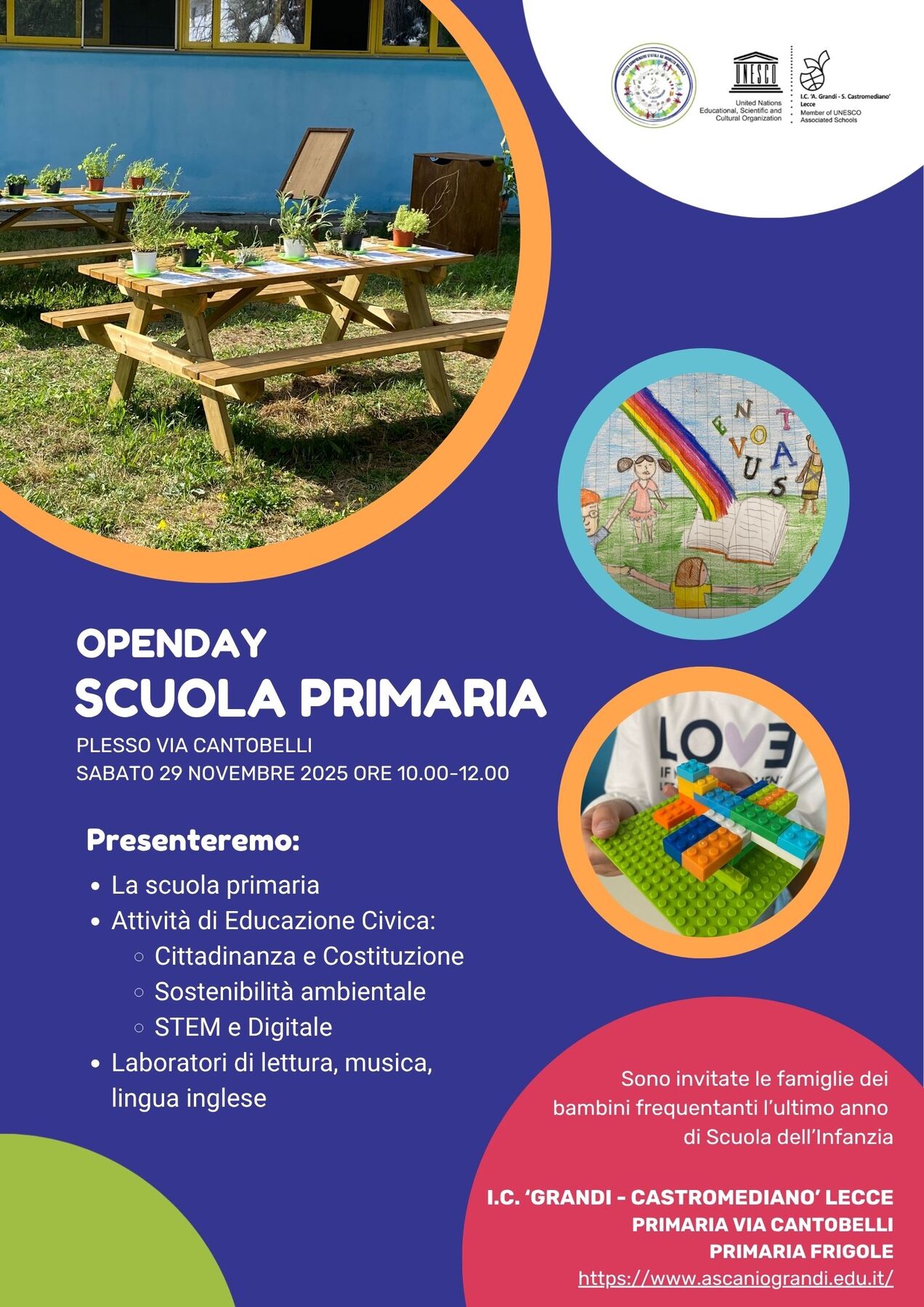 OPENDAY Scuola Primaria - 29 Novembre 2025